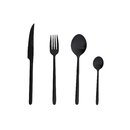 Jean Dubost couverts de table noirs ANURADHA BLACK