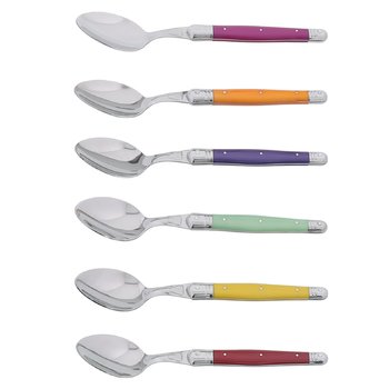 Cuillères Laguiole Jean Dubost coloris fruités, fabrication française