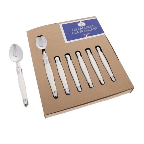 Coffret 6 cuillères de table Made in France, Jean Dubost Les Laguiole à la française