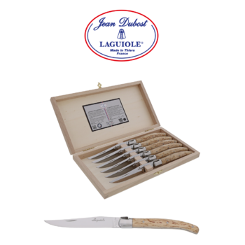 Jean Dubost Laguiole couteaux premium manche bouleau de Norvege