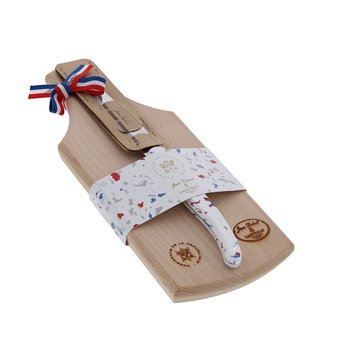 Planche ap&eacute;ritive et couteau Jean Dubost Laguiole Sense collection Elys&eacute;e, made in France