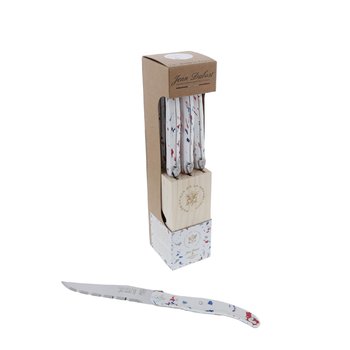 Bloc 6 couteaux steak Jean Dubost Laguiole Sense collection Elysee